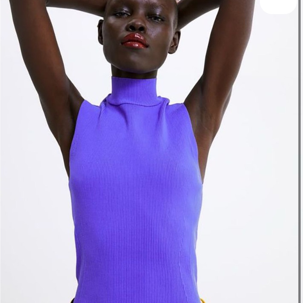 Zara Bold Purple Tank Top
